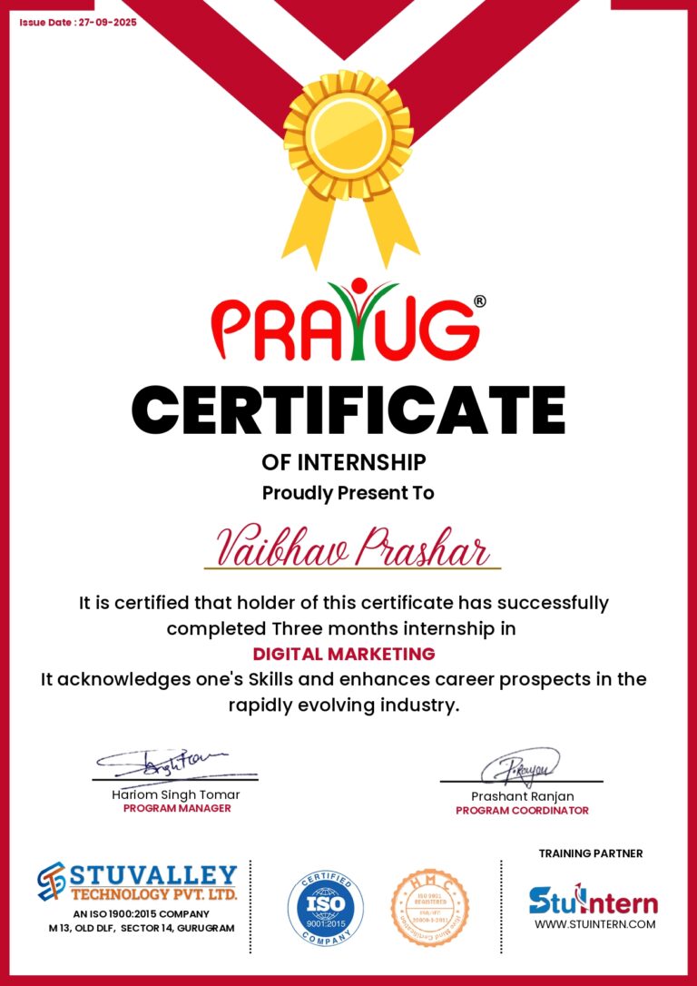 Certified Digital Marketing Trainer