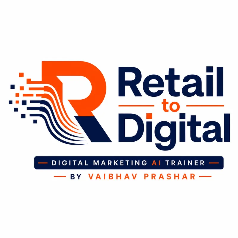 Vaibhav Prashar digital marketing trainer in Dharamshala RetailToDigital logo